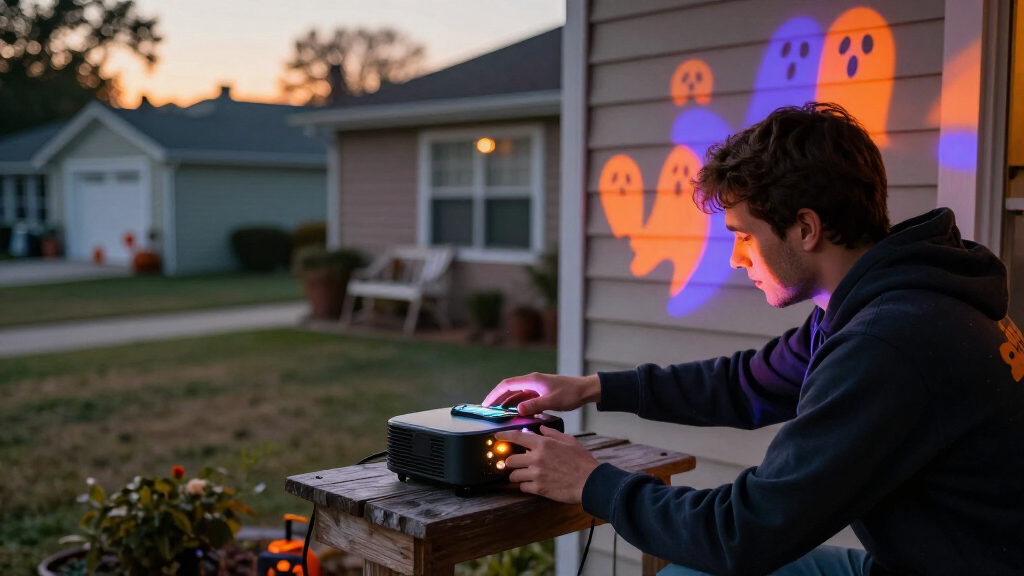 Halloween LED projector lights