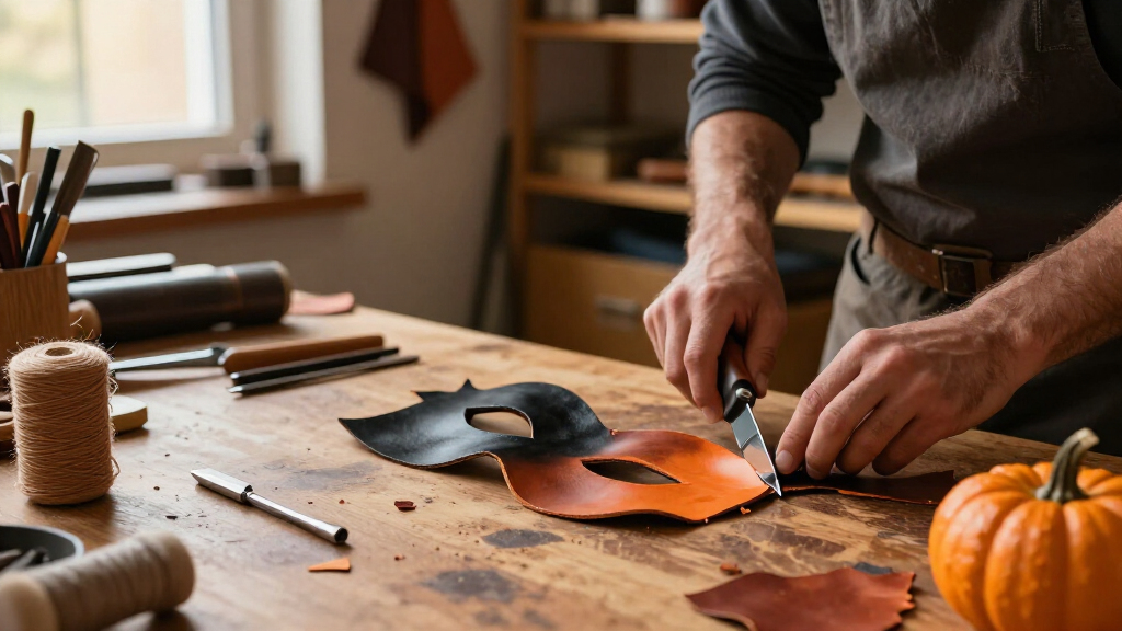 Halloween leather crafting supplies