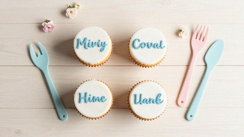 baby shower cupcake toppers with name