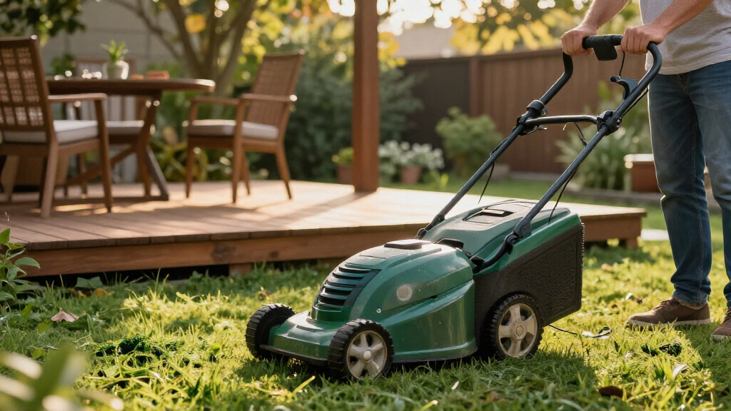 cordless electric lawnmowers