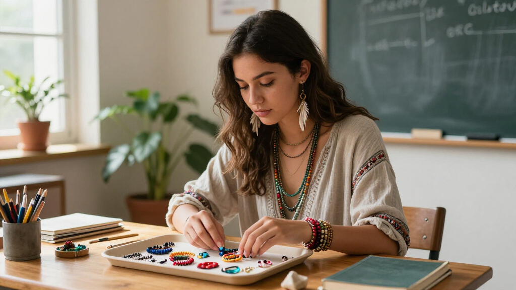 boho jewelry for school