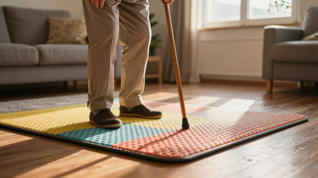 senior-friendly fall prevention mats
