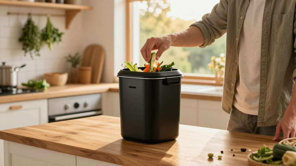 electric compost bin for kitchen