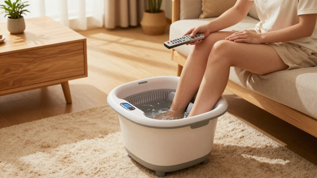 best shiatsu foot spa with remote