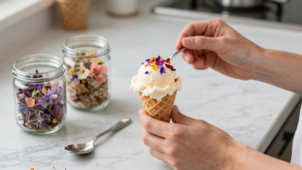 edibleflower toppings