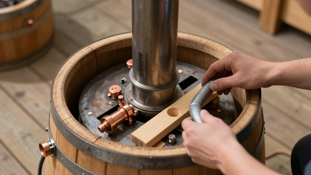 wood fired sauna barrel heaters