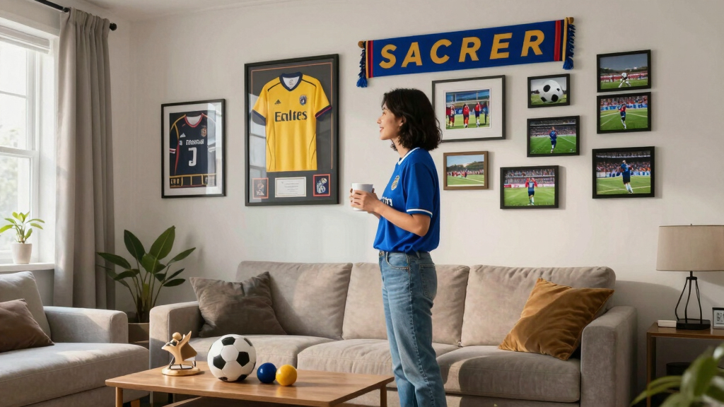 soccer fan wall decor
