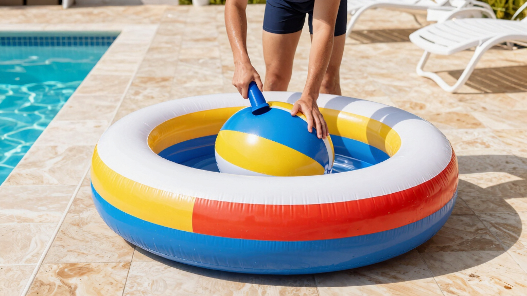 inflatable water pong games