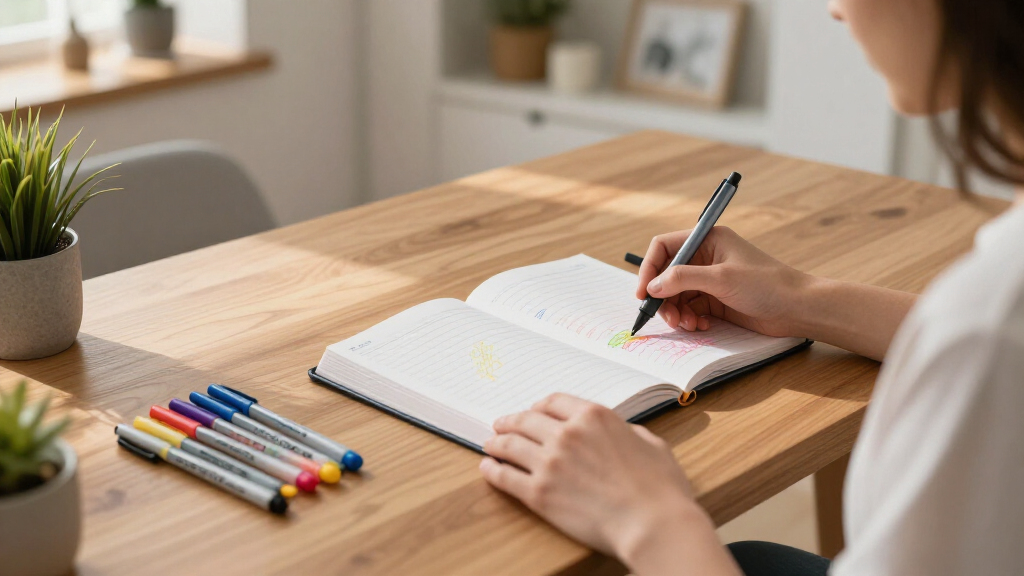 gel pen sets journaling