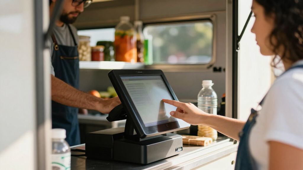 best touchscreen cash register terminals for food trucks