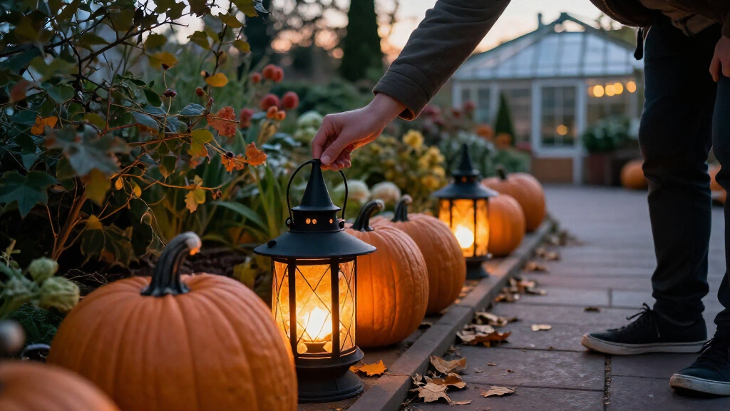 Halloween outdoor witch decorations