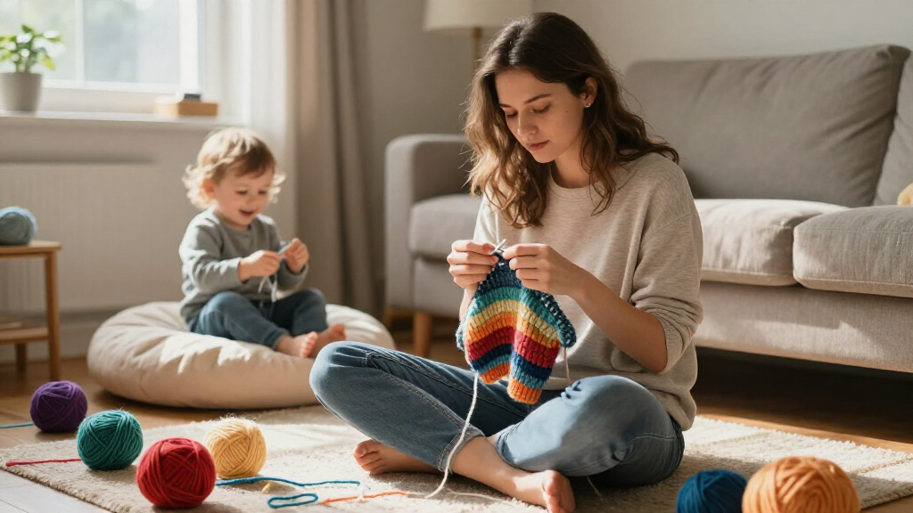 knitting for kids