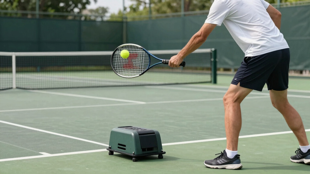 best tennis practice machine for home club members