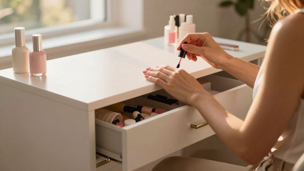 best manicure tables with storage
