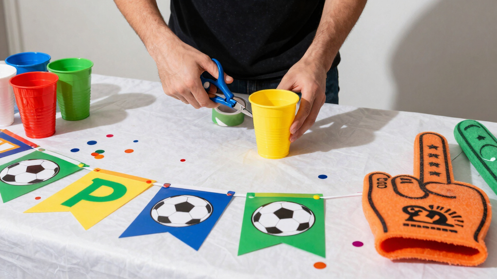 soccer fan party supplies