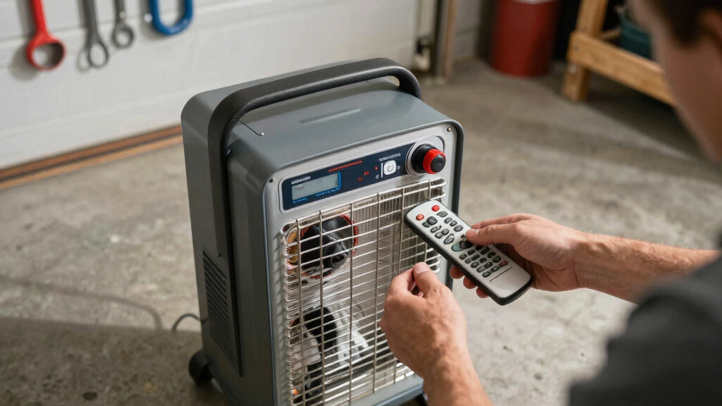 best 5000 watt garage heaters with remote