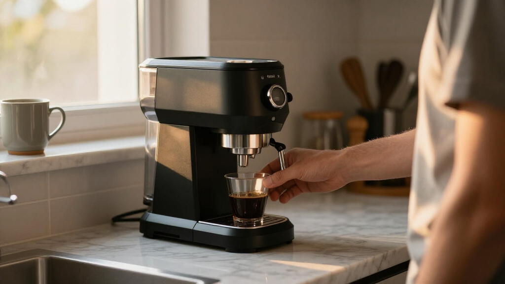 best espresso grinder with low profile design