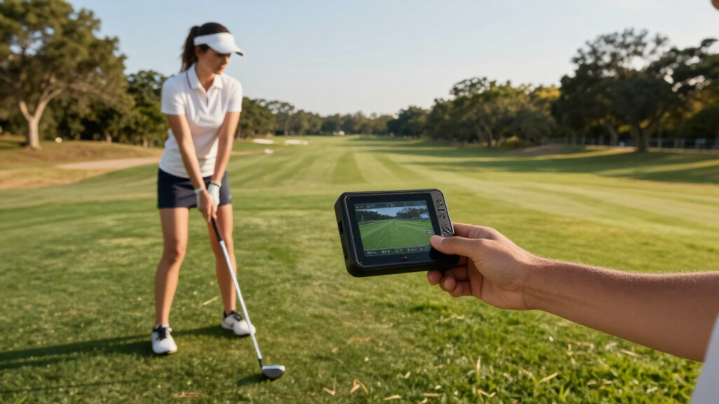 best portable golf monitor for indoor and outdoor use