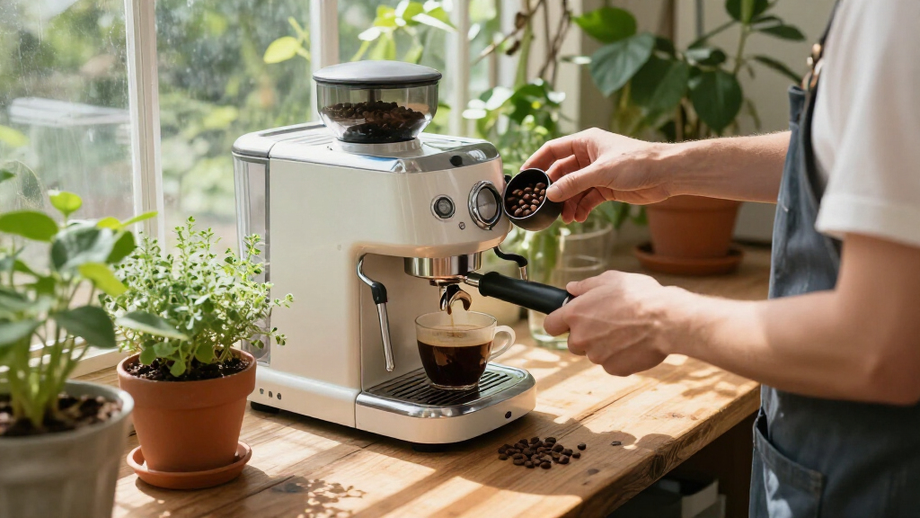 highend coffee makers with grinder