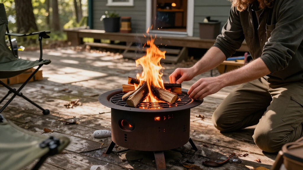 portable outdoor fire pits