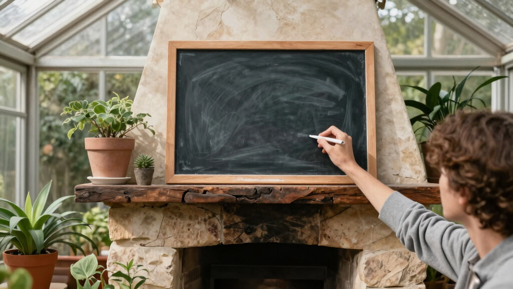 best fireplace chalkboards