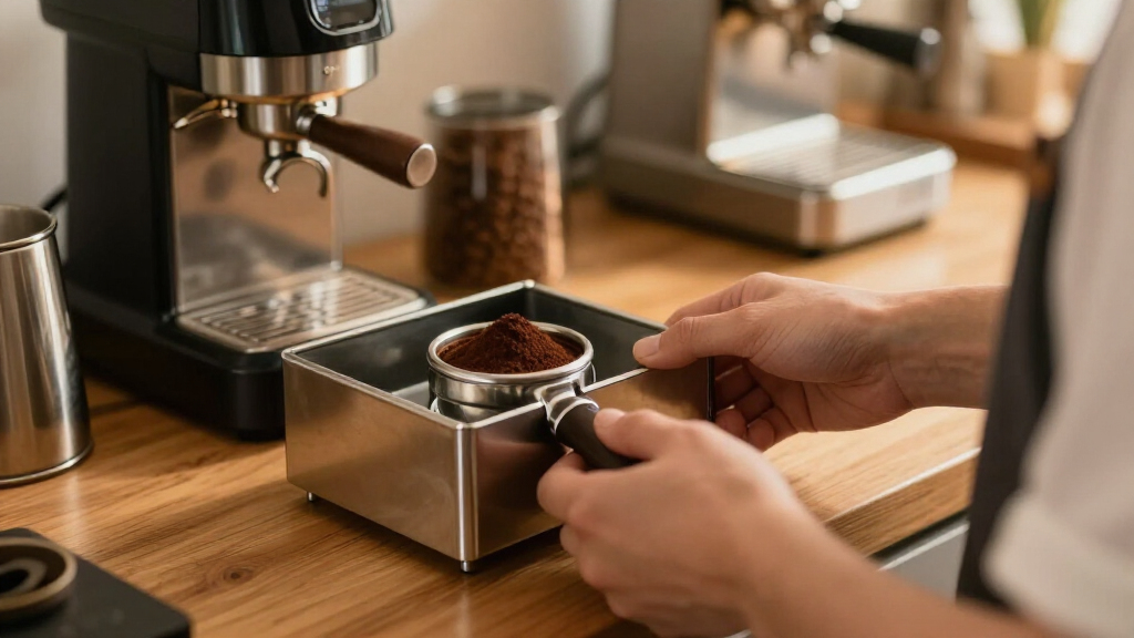 knock box drawer for specialty coffee