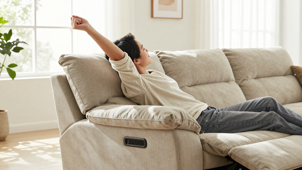 reclining sofas with power headrests