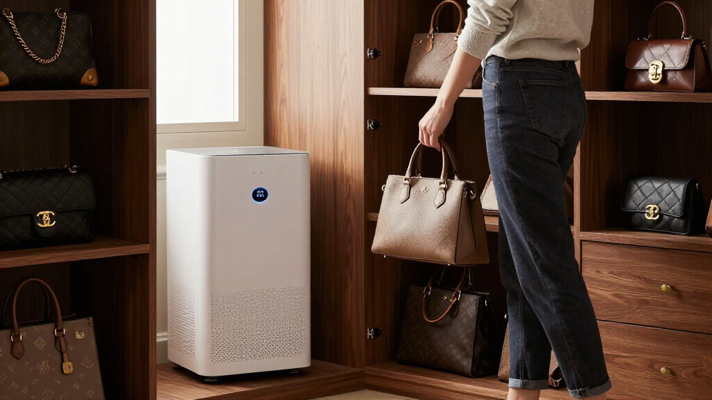 smart dehumidifiers for closets for designer handbag storage