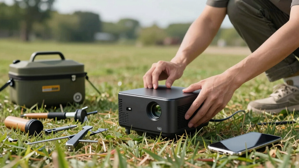 portable outdoor projectors