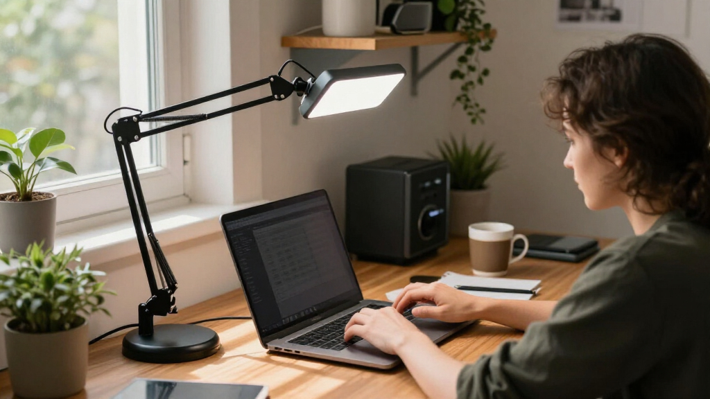 video light for small desk setup