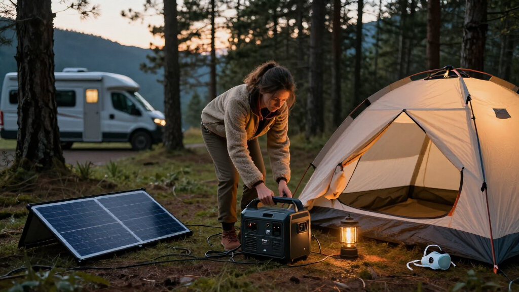 solar generator for cpap camping