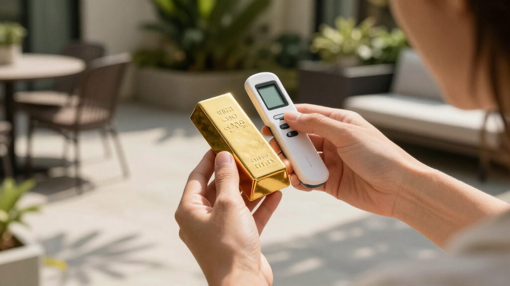 tester for gold bars and rounds
