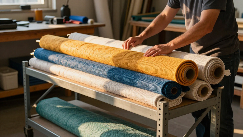 best heavy duty shelving for fabric bolts
