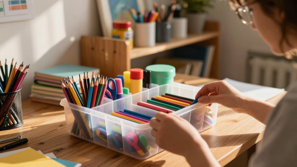 school supplies organizers