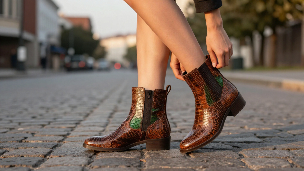 best reptile print boots