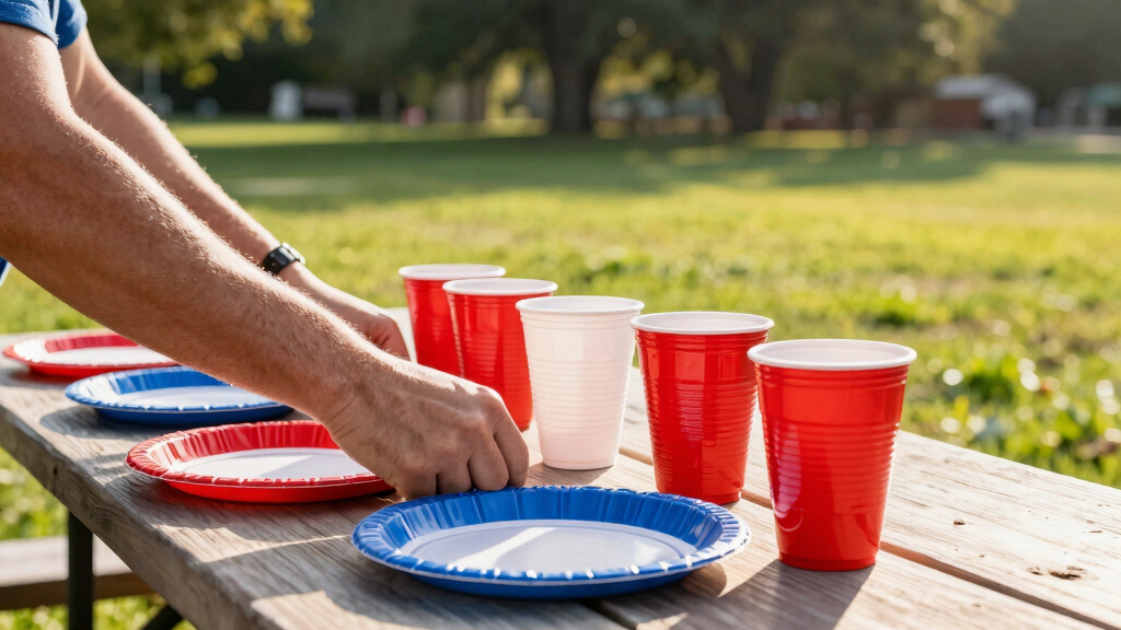 patriotic outdoor party supplies