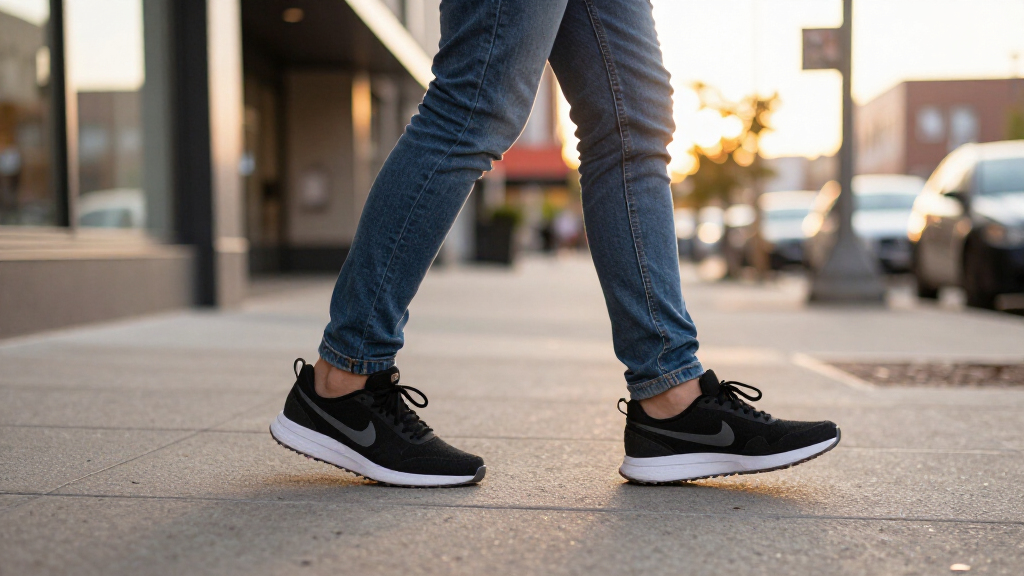best black Nike sneakers