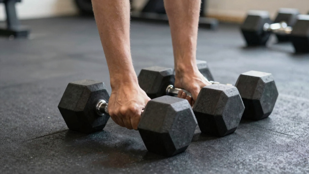 best rubber hex dumbbell sets