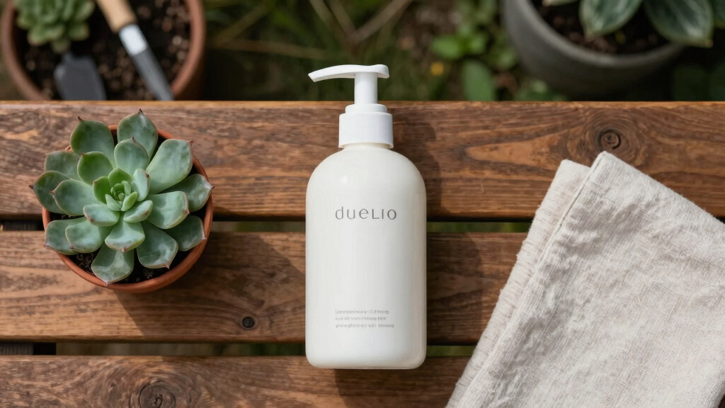 refillable body lotion bottle