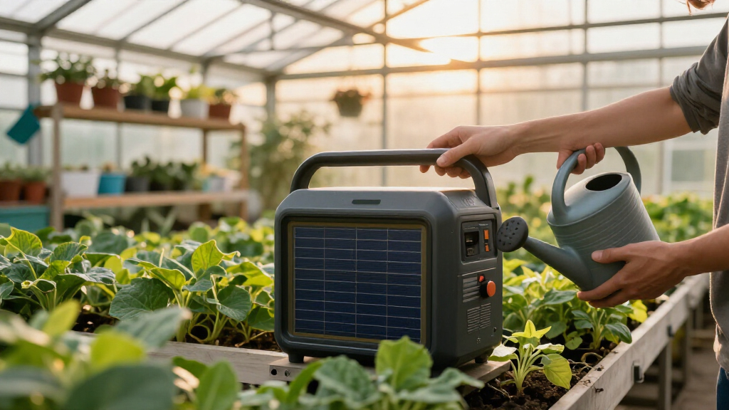 best compact solar generators for hobby greenhouses