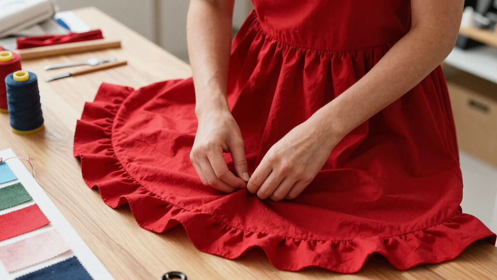 best red peplum dresses