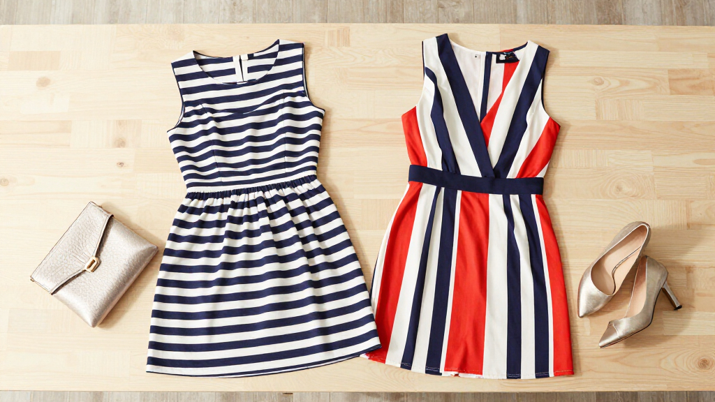 best striped party dresses