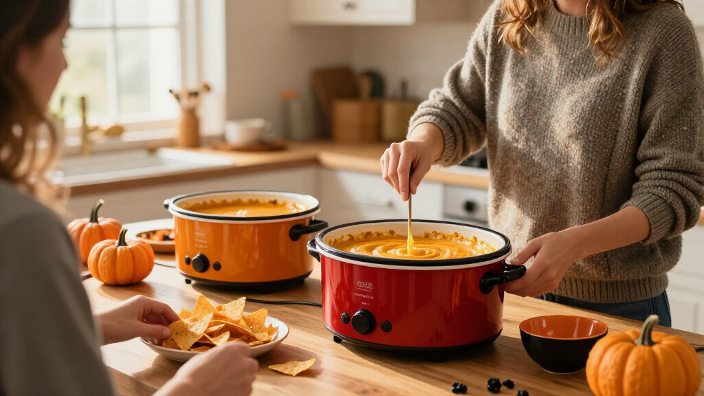 slow cookers for Halloween party dips