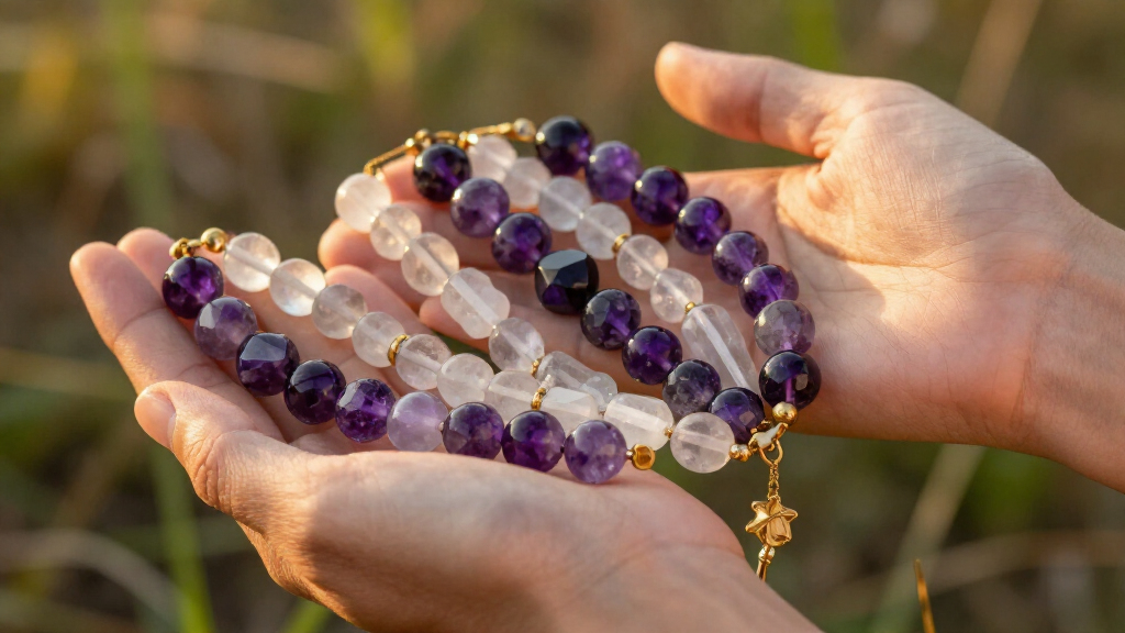crystal healing jewelry