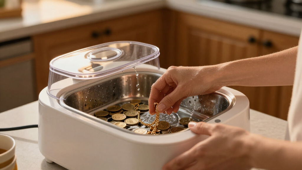 large ultrasonic cleaner for jewelry and coins