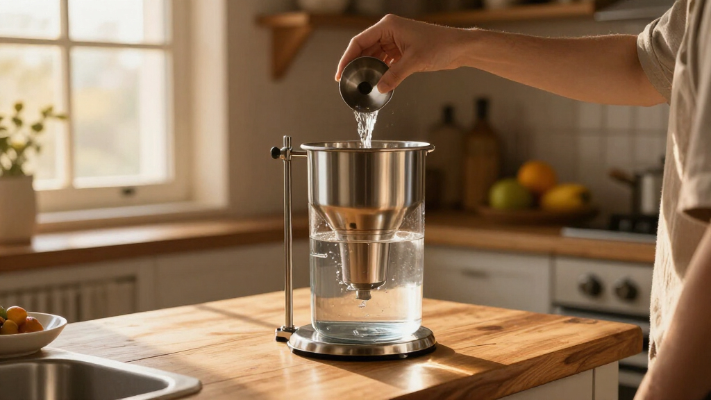 gravity water filter system stainless steel