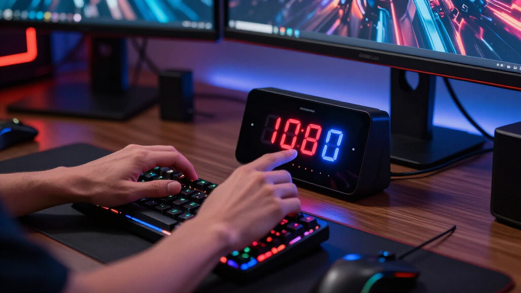 best digital clocks for gaming rooms