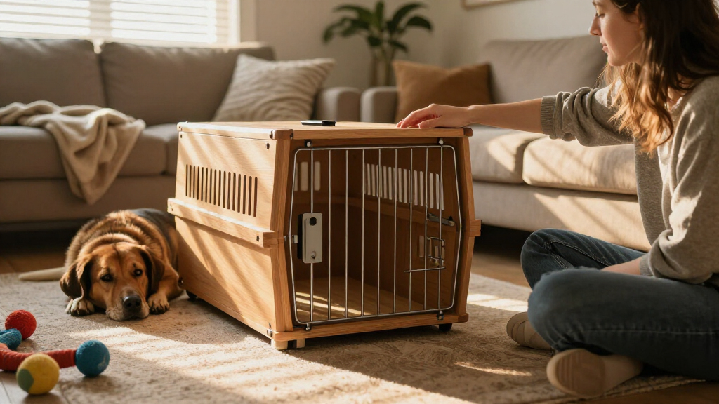best furniture dog crate for large breeds