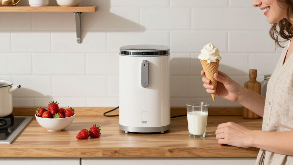 compact ice cream machines for small kitchens