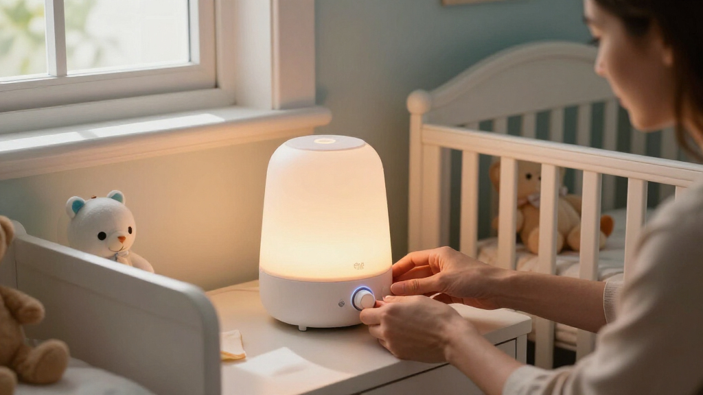 humidifiers for baby rooms with night lights